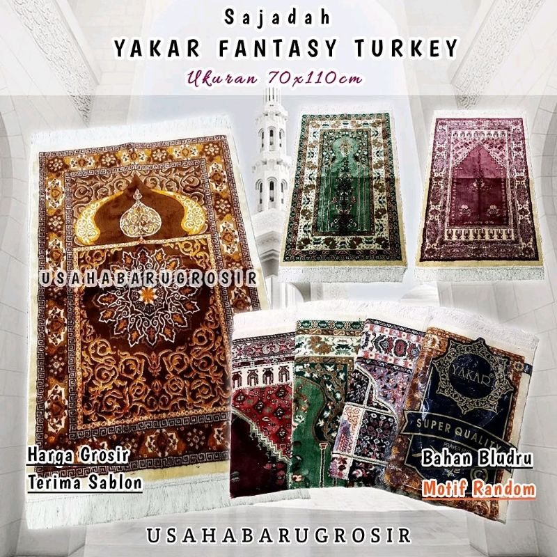 SAJADAH WANGI TURKI YAKAR / SAJADAH TURKI / SAJADAH MURAH / TRAVEL