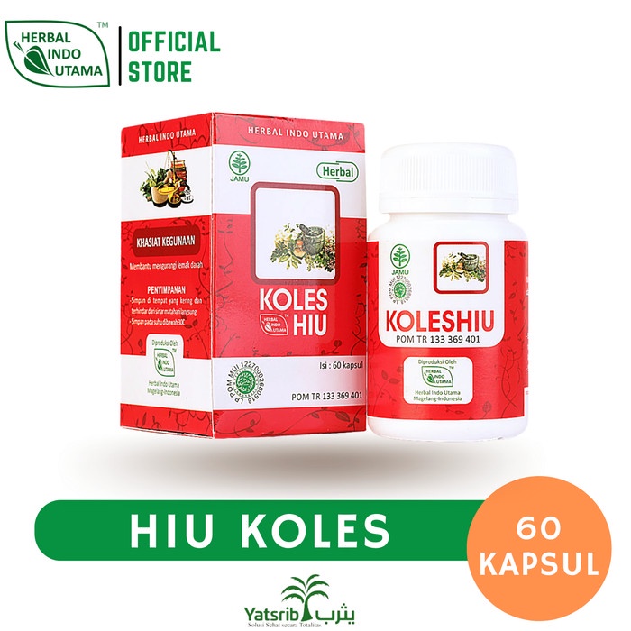

HIU | KOLESHIU | Herbal Kolesterol Alami Kapsul