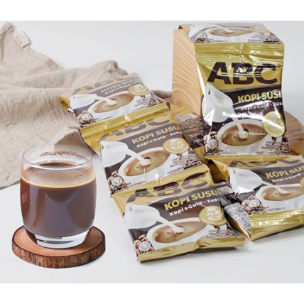 KOPI ABC SUSU 1 RENCENG ISI 10 PCS