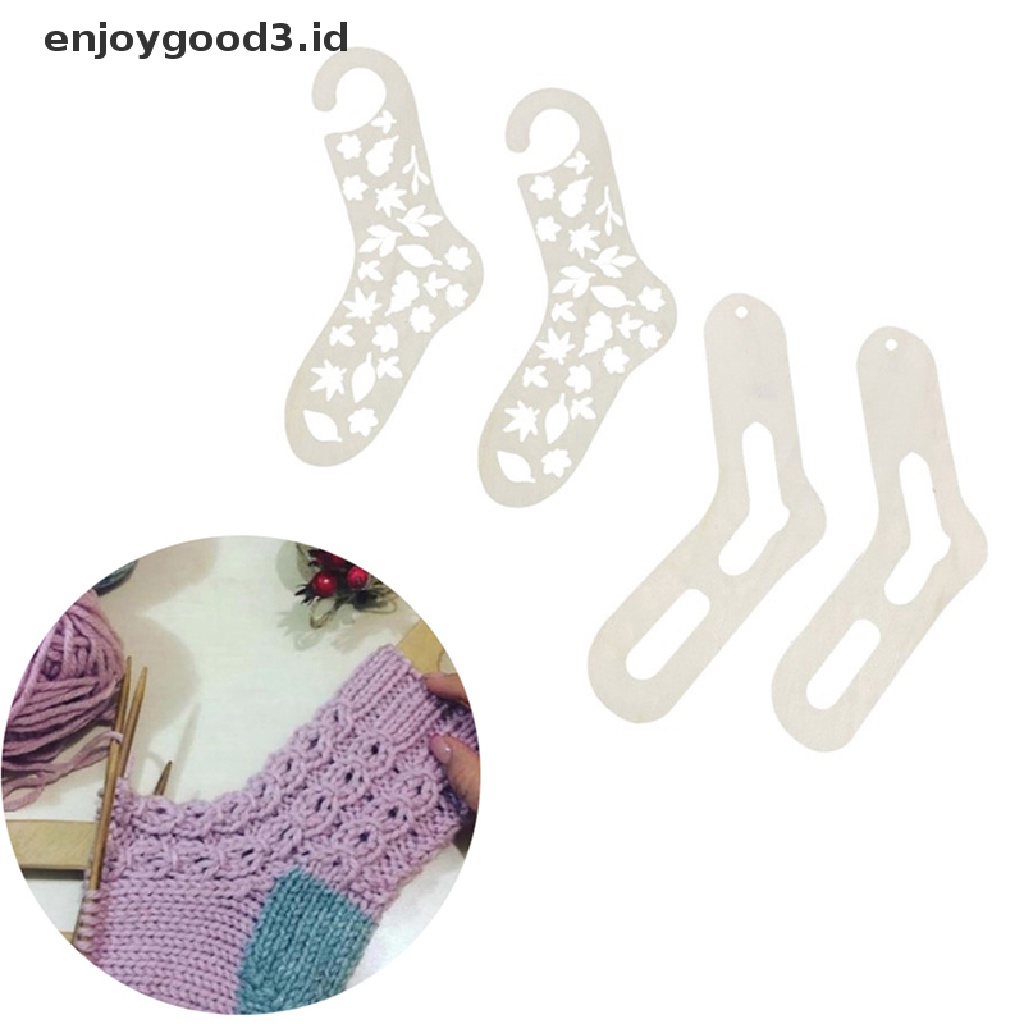 2 Pcs Alat Peregangan Blok Handmade Bahan Kayu Untuk Meregangkan Kaos Kaki