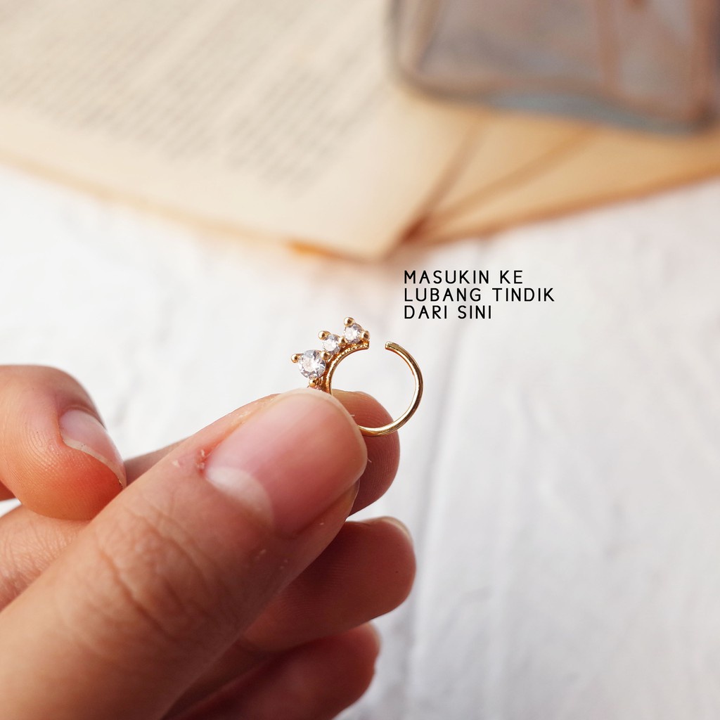 (1601 / 1602) (HARGA 1 BIJI) NOSE PIERCING / ANTING TINDIK HIDUNG