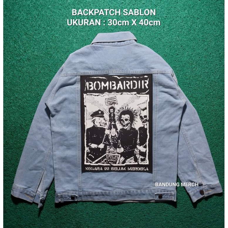 BACKPATCH SABLON MUSIK BAND METAL / ROCK TERLARIS BEST QUALITY