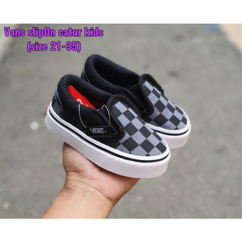 Vans anak Vans slipon anak terbaru Vans slipon catur