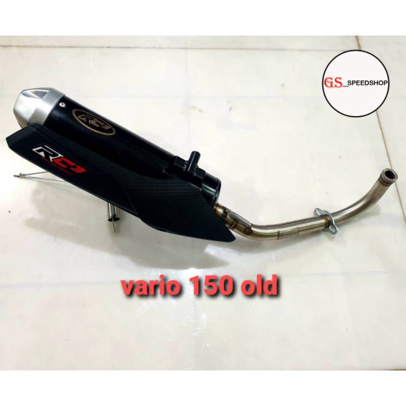 Knalpot Starbok Standar Bobok Racing RC3 Honda Vario 150 Vario150 Old Lama Tipe Pro Stainless Beriku