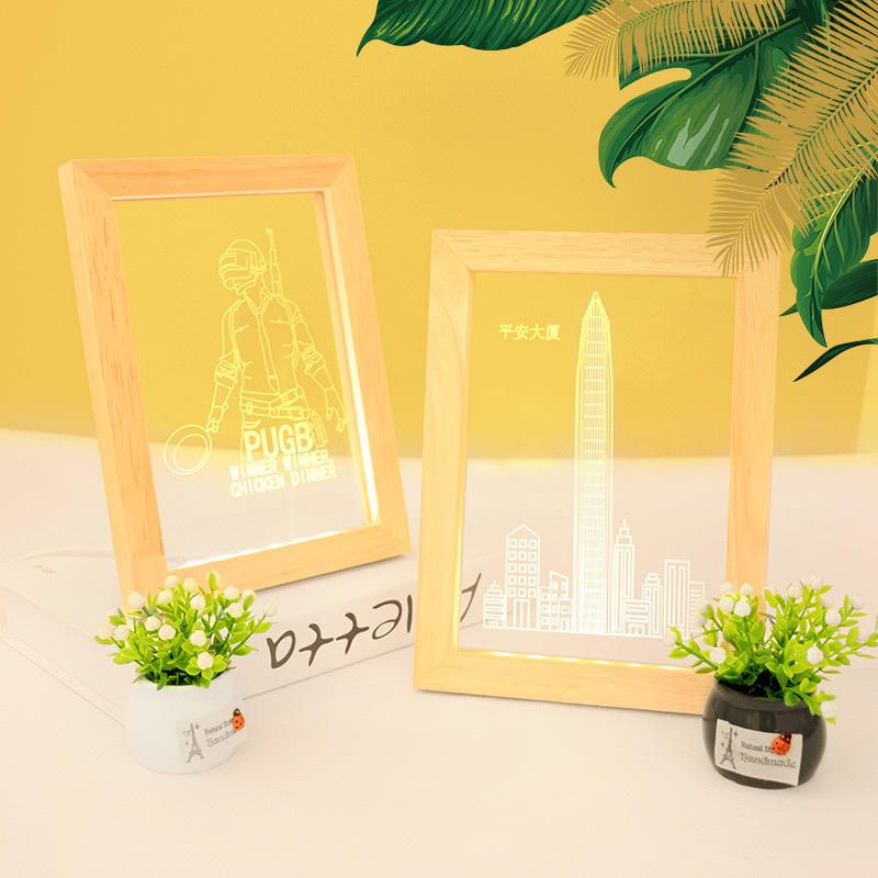 Led Frame A6 /  Figura led acrylic