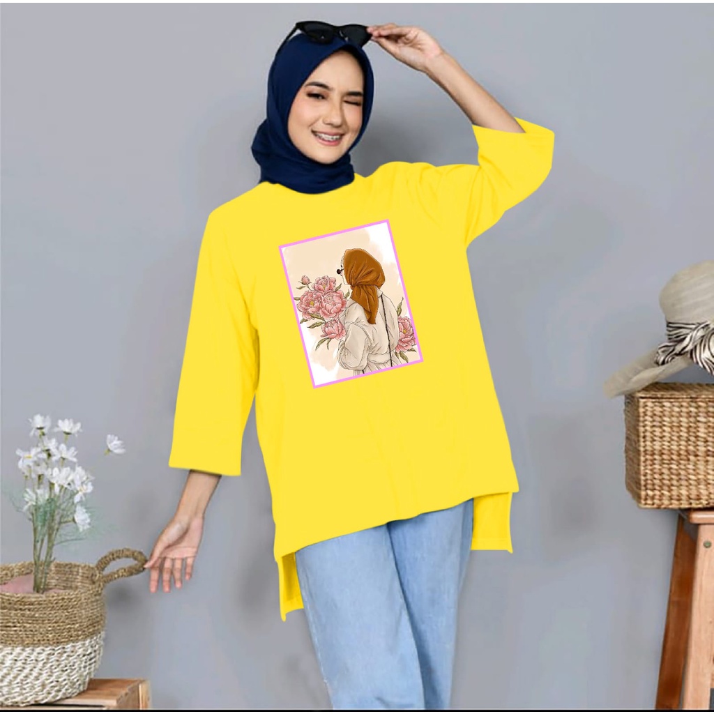 BAJU ATASAN TUNIK LALA JUMBO XXL~TERBARU BAJU OVERSIZE WANITA KEREN MASA KINI DAN TERLARIS