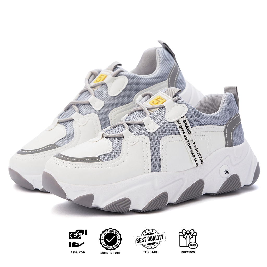 [Original Ber-Hologram] SNEAKYSHOES RENEYA SEPATU WANITA KULIT SINTETIS PREMIUM SHOES 20201