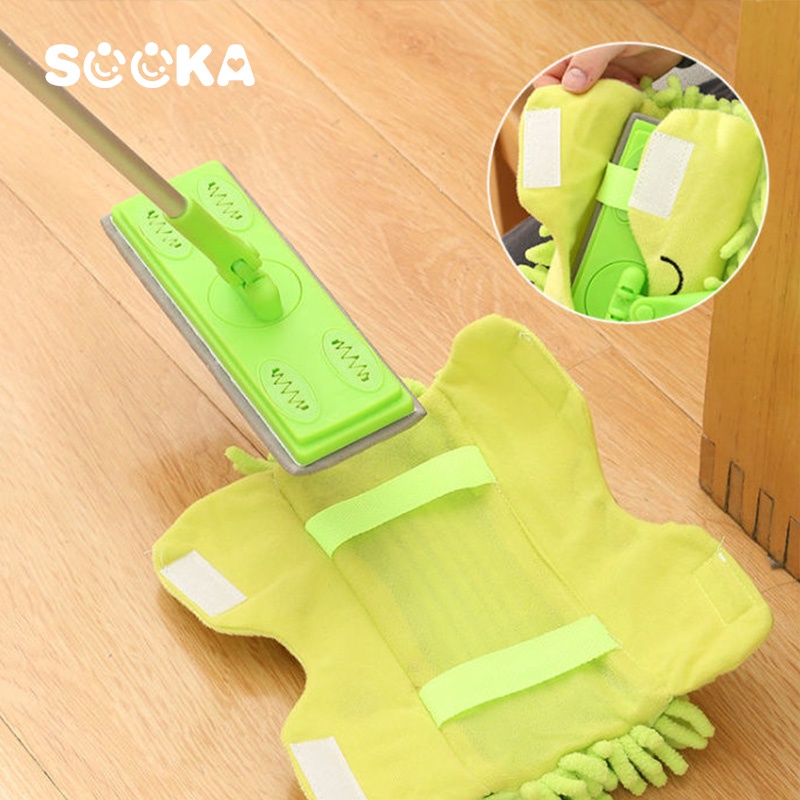 SOOKA Cleaning Tools Pel lantai Dengan Bahan Microfiber Model Kartun Cute Lucu Untuk Anak Melakukan Pekerjaan Rumah Tangga SK-AFC1100
