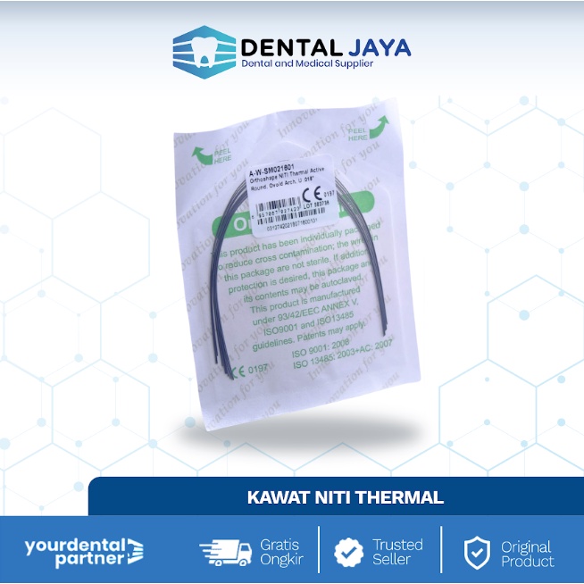 Jual Dental Jaya Kawat NiTi Round // kawat NITI ortho // behel // ORTHODONTIC Shopee Indonesia