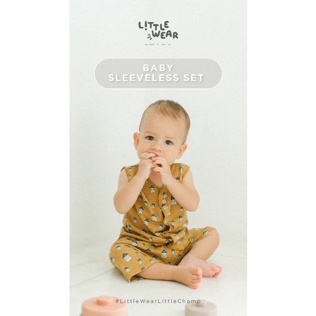LITTLE PALMERHAUS LITTLE WEAR SLEEVELESS SET BABY &amp; KIDS - SETELAN KUTUNG LITTLE PALMERHAUS
