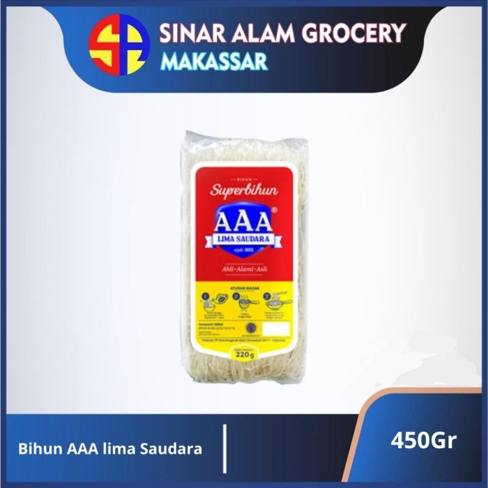 

Bihun AAA lima saudara 450Gr