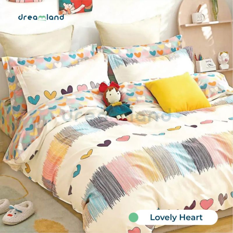 bedcover / sprei lovely heart