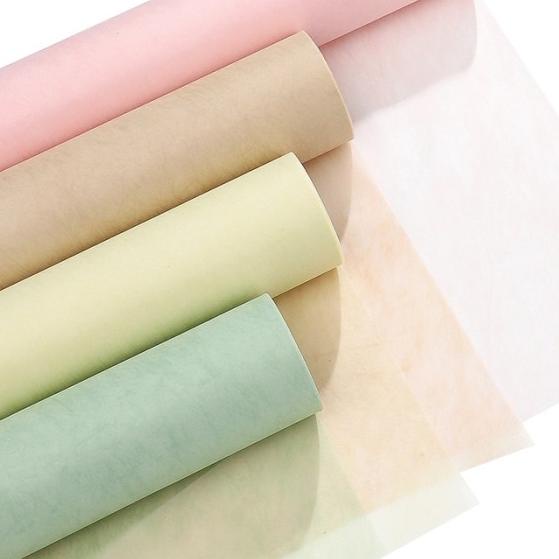 

[1 Roll] Milk Cotton Wrapping / Tissue Bunga / Wrapping Paper - Abu-abu