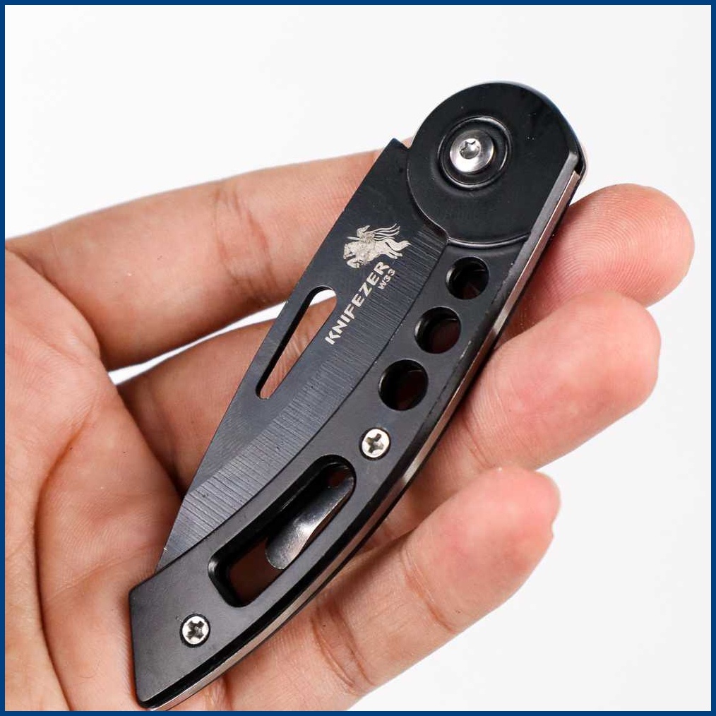 Pisau Saku Lipat Serbaguna Folding Portable Knife Survival Tool - Knifezer