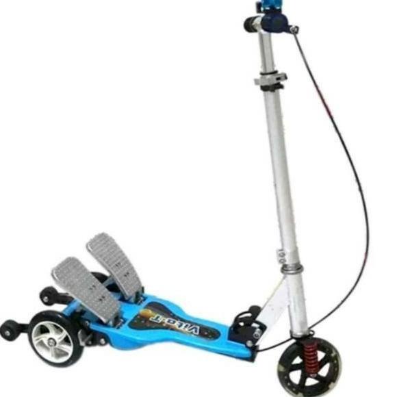 mainan scooter injak anak vita. scooter otoped . roda 3 , sepetu roda stock ada