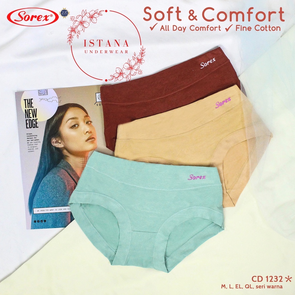 CD Celana Dalam SOREX 1232 , 1251 | CD SOREX katun premium / super soft