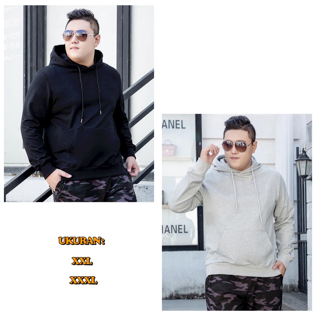 ALIPIO FASHION - SWEATER HOODIE POLOS / fashion pria / hoodie pria / ukuran besar / keren / murah