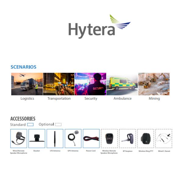 Hytera PoC Mobile Radio MNC360 (2pcs)