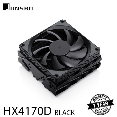 Jonsbo HX4170D Black RGB CPU Fan Cooling - HSF Cooler Low Profile