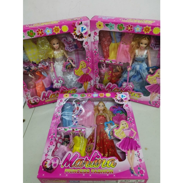 MAINAN ANAK BONEKA BERBIEE GANTI BAJU BERBIE BEAUTY BARBI PRINCESS BERBI