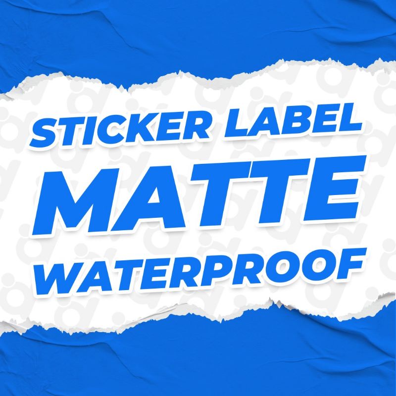 

stiker matte A3+ stiker doff dan waterproof