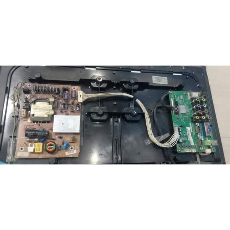 MESIN MB MAINBOARD MODUL PSU POWER SUPLAY SUPPLY REGULATOR lampu led bl backlight TV POLYTRON PLD24T