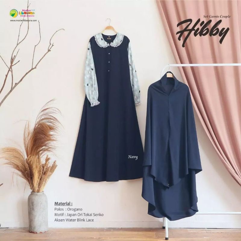 Gamis Hibby by Moslem Libasuna - Gamis Set Moslem Libasuna