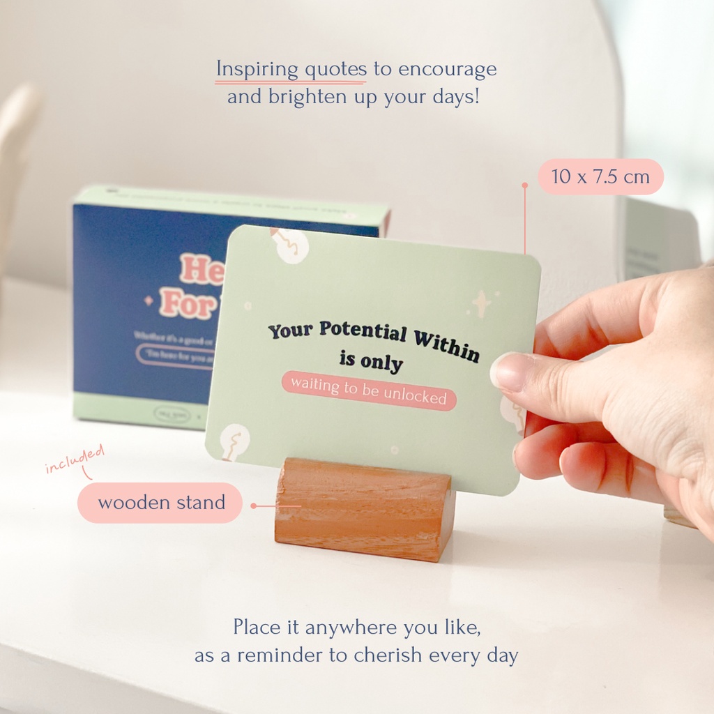 Suka Home X Blessing Bell &quot;Day By Day&quot; Special Collaboration | Kartu Motivasi | Gelas Aesthetic | Self Care Routine | Me Time Kit | Positive Affirmation Cards | Gift Set | Hadiah untuk Sahabat