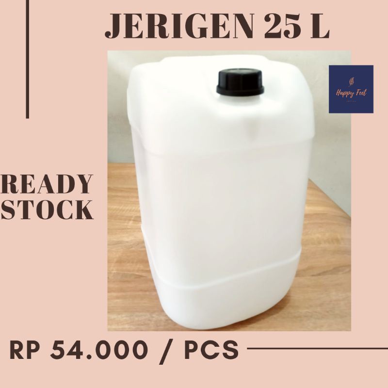 BOTOL DIRIGEN JERIGEN JIRIGEN 25 LITER SEGEL BARU