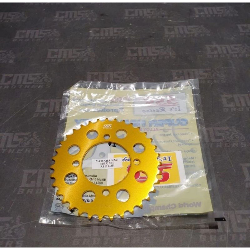 gir Gear Belakang SSS Alumuniumukuran RXZ 415-35
Gold