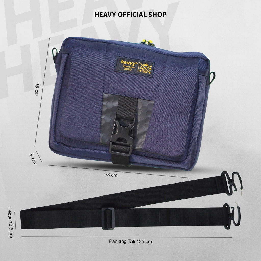 Heavy.bag tas selempang pria distro premium casual bag - Sling Bag Heavy