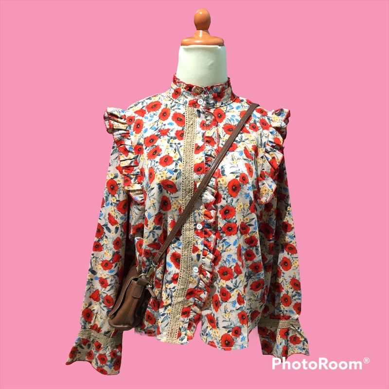 BLOUSE RATU BUNGA-BUNGA