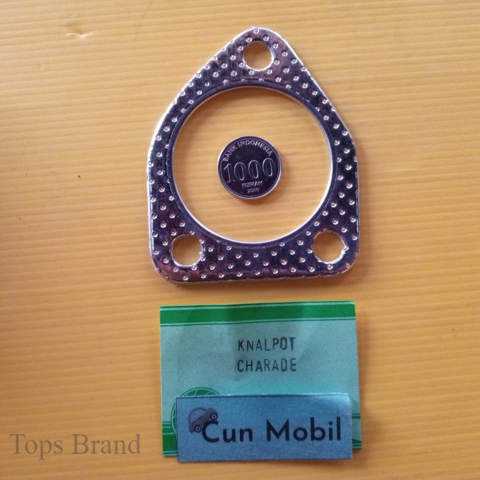 Topsbrand Paking knalpot Daihatsu Charade LB 57,1mm model segitiga -mesin packing packing tba firefl