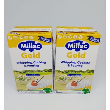 

Millac Gold Whipping Cooking Cream 1 liter Free Bubble Wrap dan Dus Tebal