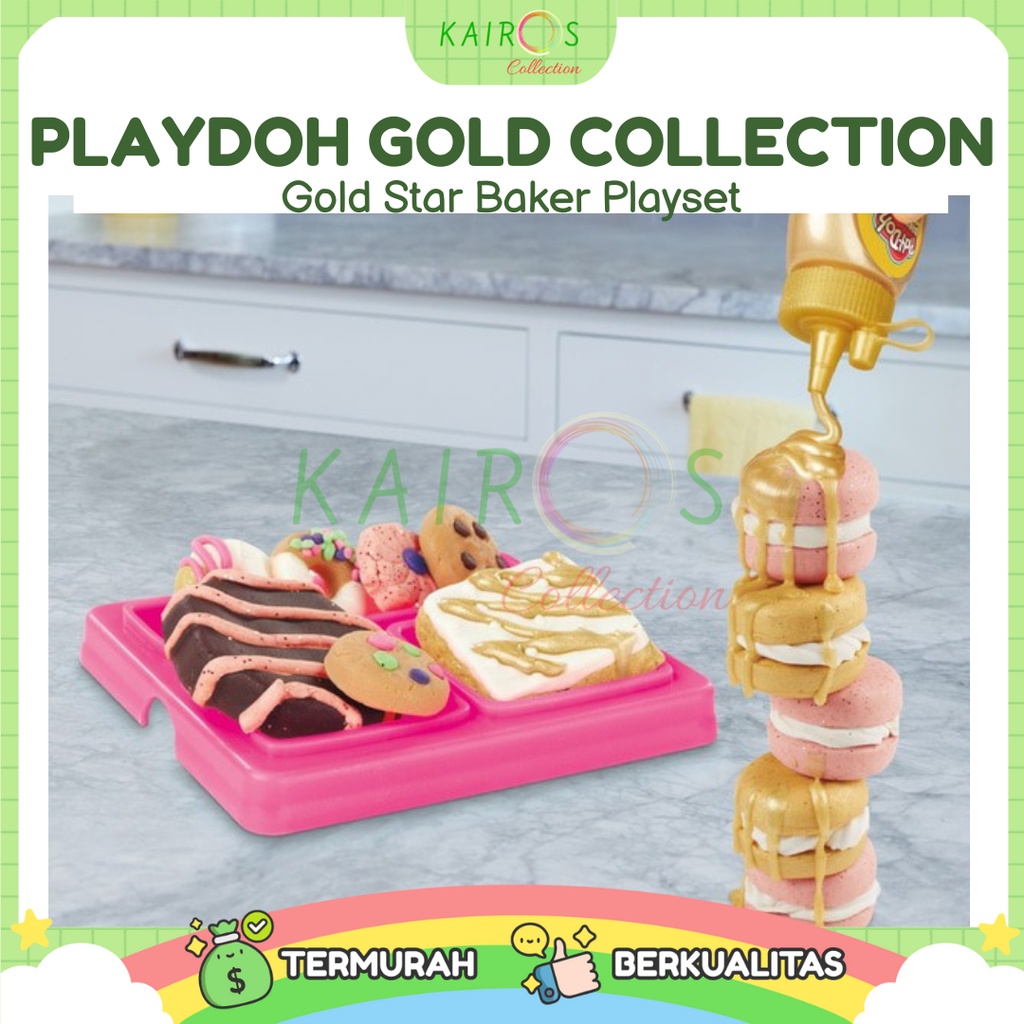 PlayDoh Gold Collection Gold Star Baker Playset