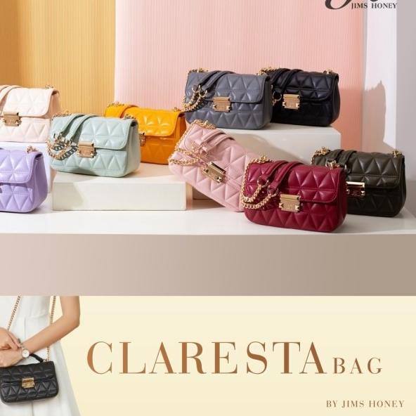 JH CLARESTA ( BOX EXCLUSIVE ) - Tas Selempang JIMS HONEY ORI JIMSHONEY - RED