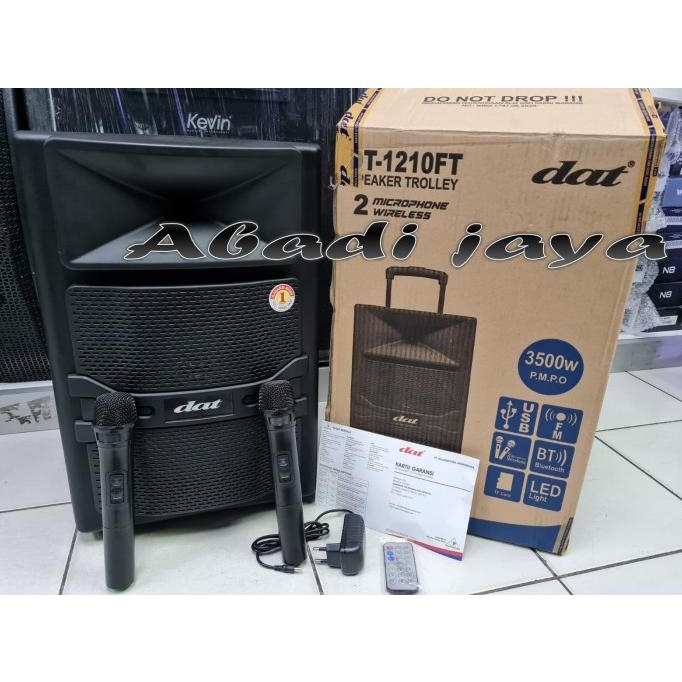 READY STOK DAT DT 1210FT SPEAKER AKTIF 12 INCH PORTABLE DAT DT1201FT KUALITAS TERJAMIN