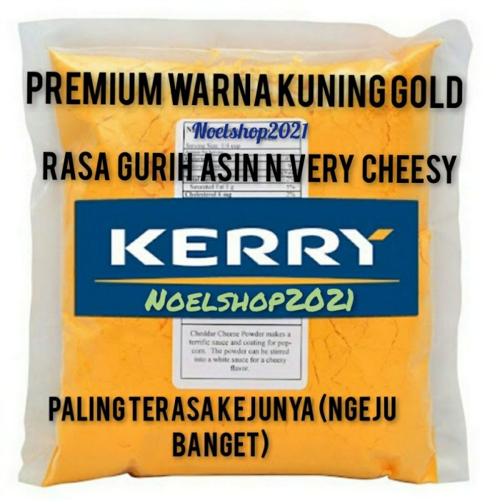 

NEW Keju Kerry Gold Cheztone Cheese Powder 1kg (IMPORT HALAL) - white/putih, 1 kg