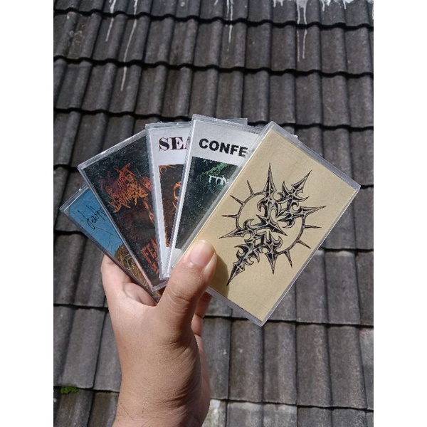 Kaset pita death metal sepaket murah