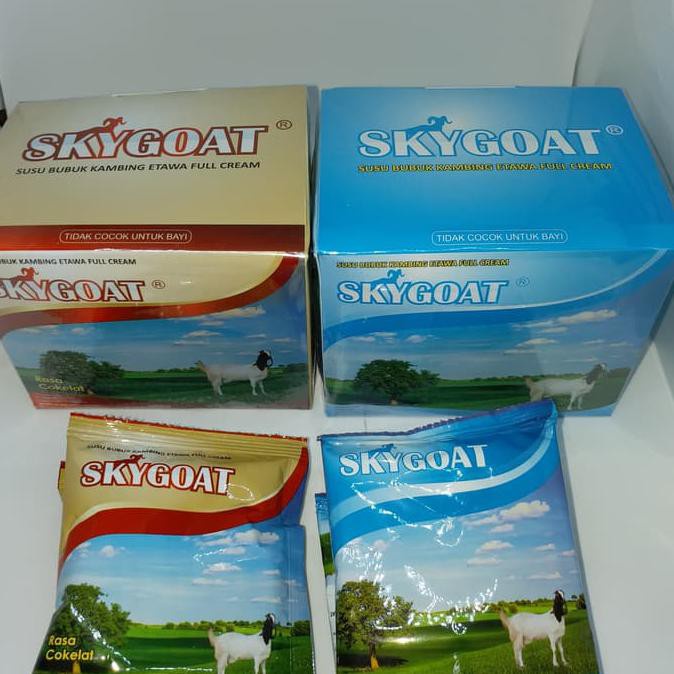 Susu Kambing Etawa Sky Goat Box  Isi 10 | Susu Bubuk Full Cream Original Premium