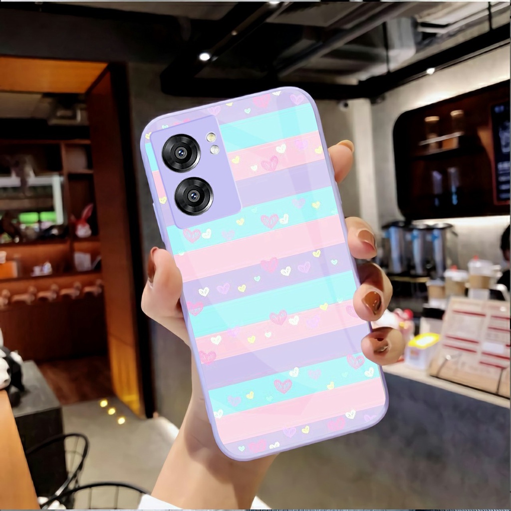 [U109] Softcase Kaca Warna Lilac Oppo A57 2022 Oppo A77s 2022 - Softcase Mirror Oppo A57 2022-  Soft