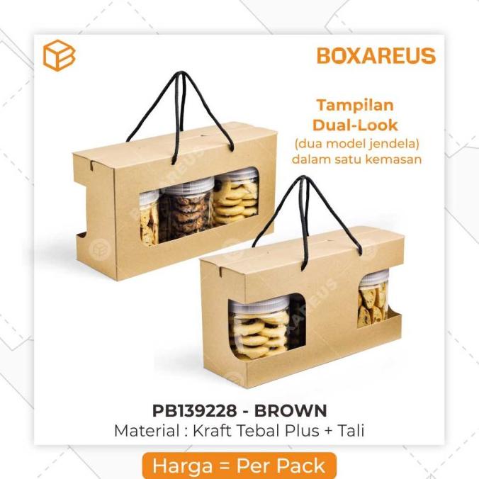 

Box Toples Tabung Packaging Hampers Kemasan 3 Jar Silinder | PB139228