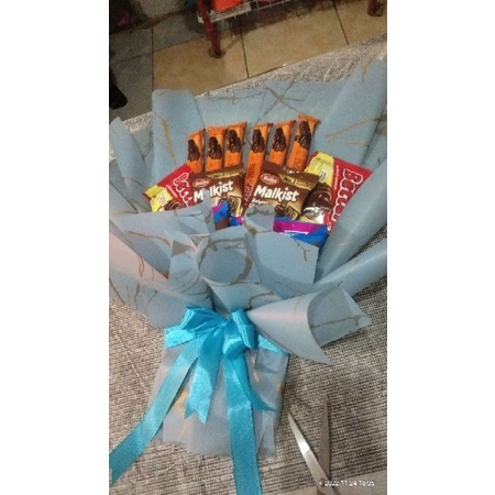 

buket snack sudah sama isi snack