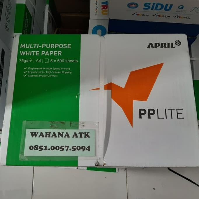 

HOT PROMO KERTAS HVS A4 75 GSM PPLITE