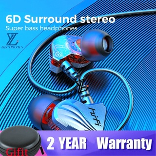 ⚡YZ Headset Gaming Sport Music 6D Surround Stereo Bass Hifi dengan Mic Earphone Headphone Gaming