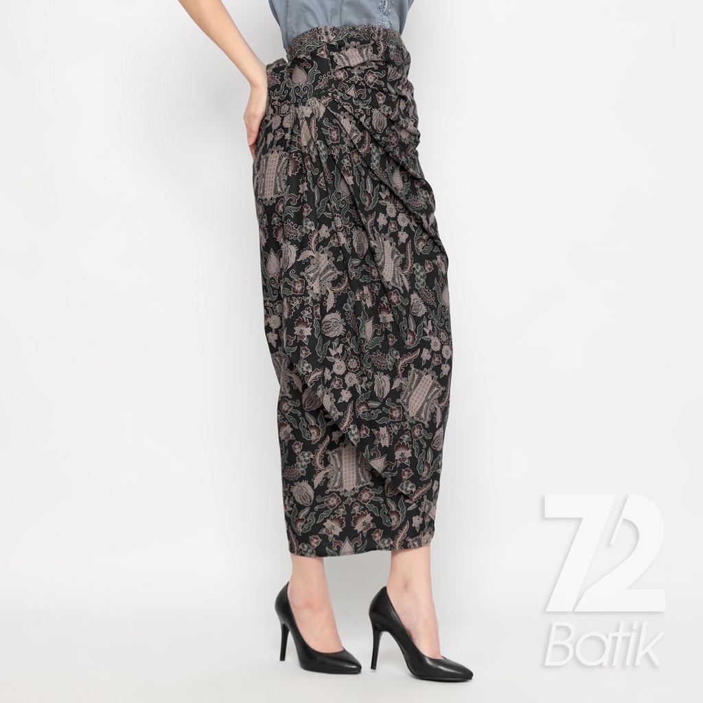 ROK LILIT BATIK Skirt Kebaya Instan Modern Wanita Motif Pintu Aceh Warna Hitam 722676 Cap 72 - Rok Batik Lilit Bawahan Skirt Kamen Kebaya Songket Batik Panjang Plisket Span Instan Jadi Bali Lembaran Premium Modern Untuk Wanita Kondangan