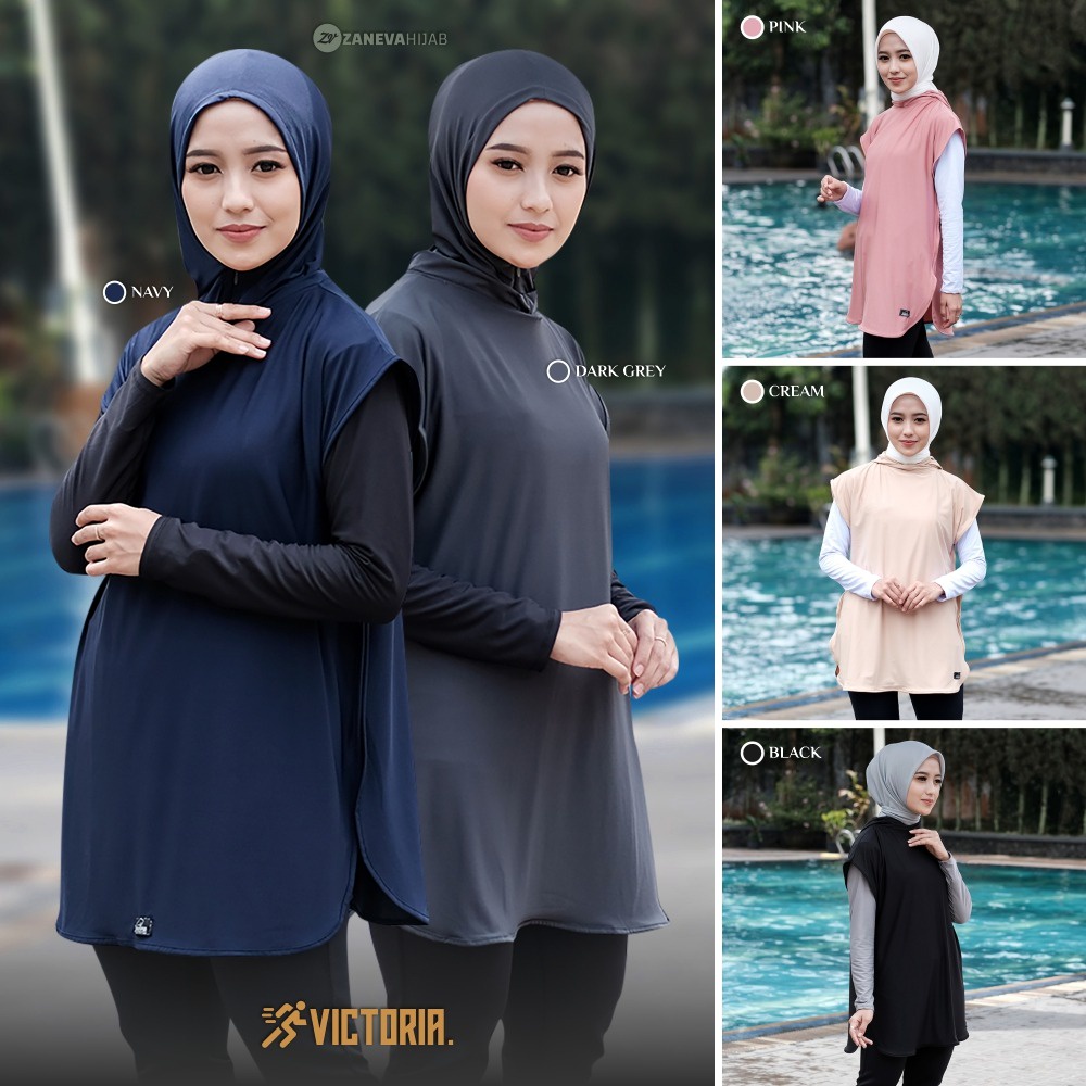 Vest Hijab l Hijab Olahraga l Trendy l Hijab santai l hijab rompi instan