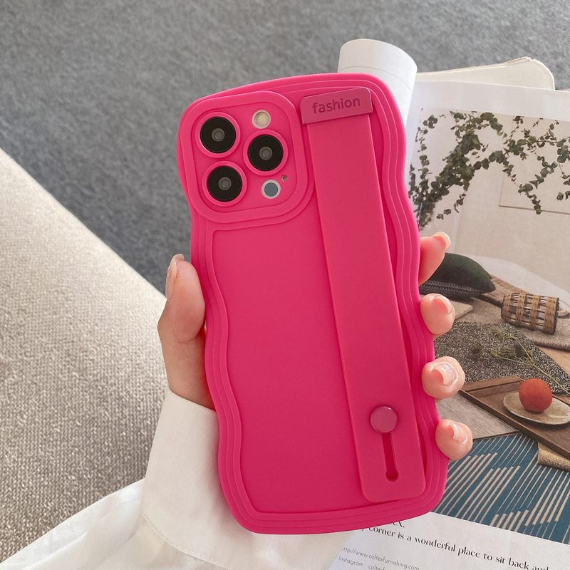 Casing Soft Case Silikon Warna Pink Polos Untuk IPhone 11 12 13 14 Pro Max