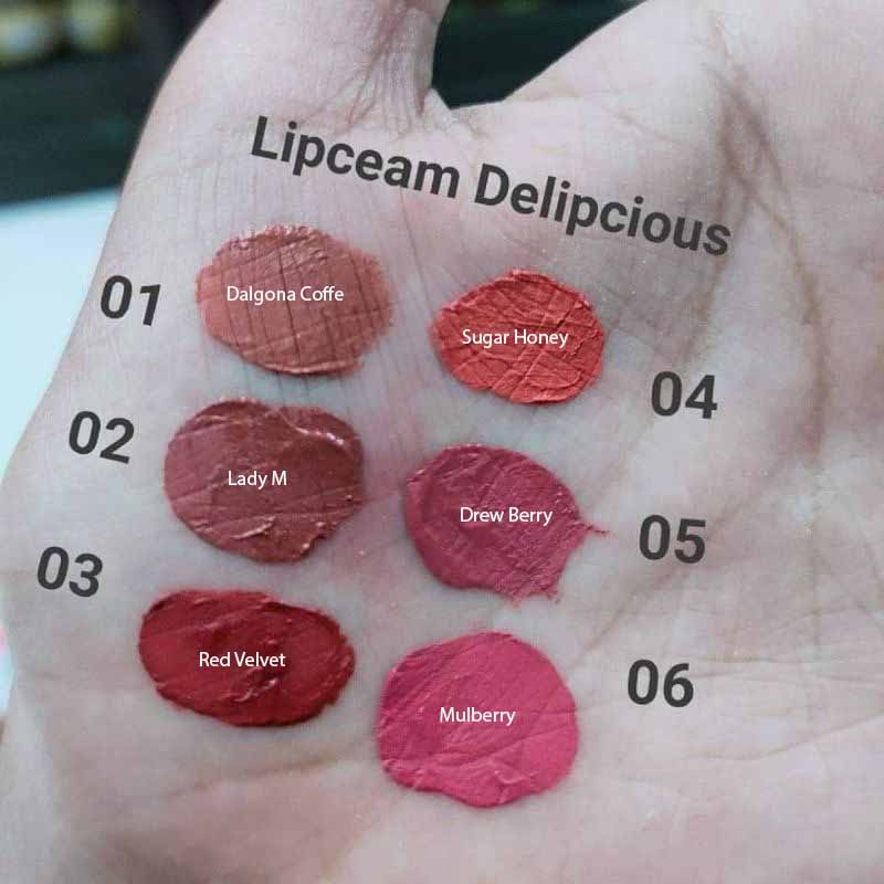 DELIPCIOUS LIP CREAM MATTE 3.3 GR