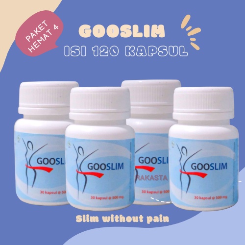 Gooslim Pelanging Tubuh Paket Bundling Isi 120 Kapsul